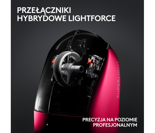 LOGITECH G PRO X Superlight 2 magenta 910-006797 - 1172771 - zdjęcie 8